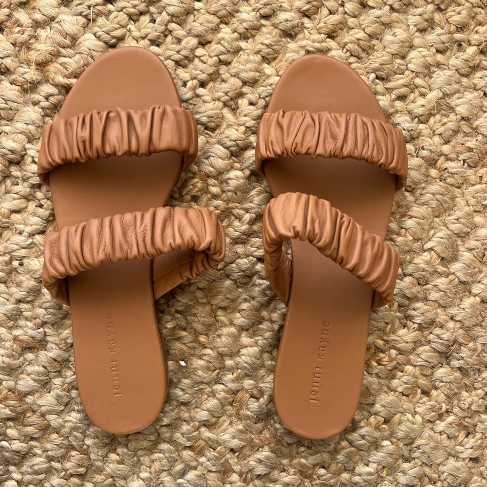 Jenni Kayne Leather Dune Sandals, NEW without box, size 8